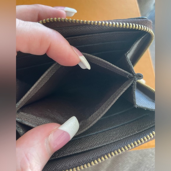 Louis Vuitton Damier Ebene Zippy Coin Purse Card Holder Wallet - Picture 9 of 13